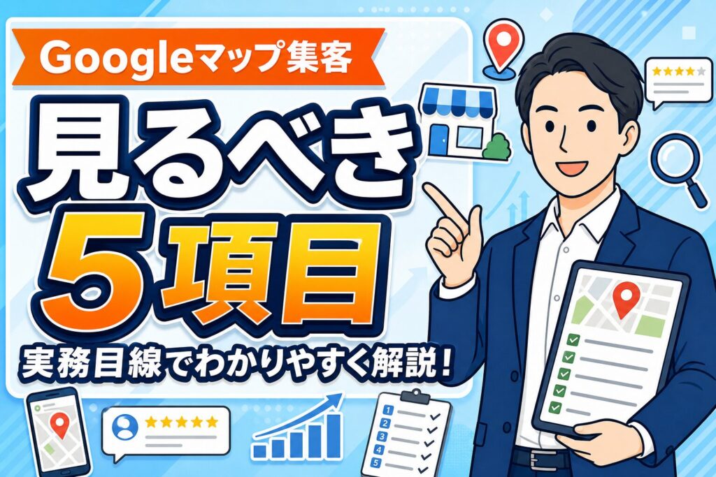 【プロ解説】飲食店のGoogleマップ集客で見るべき5項目