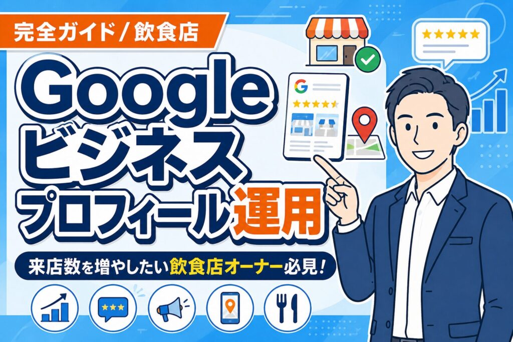 【完全ガイド】飲食店のGoogleビジネスプロフィール運用