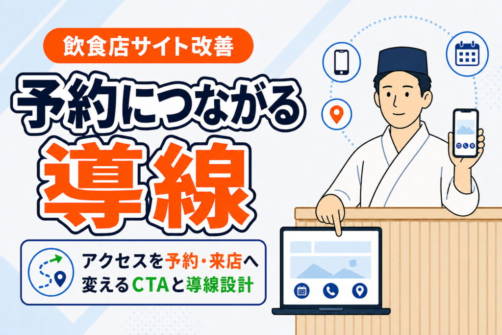 【プロ解説】飲食店サイトの予約導線を改善する方法